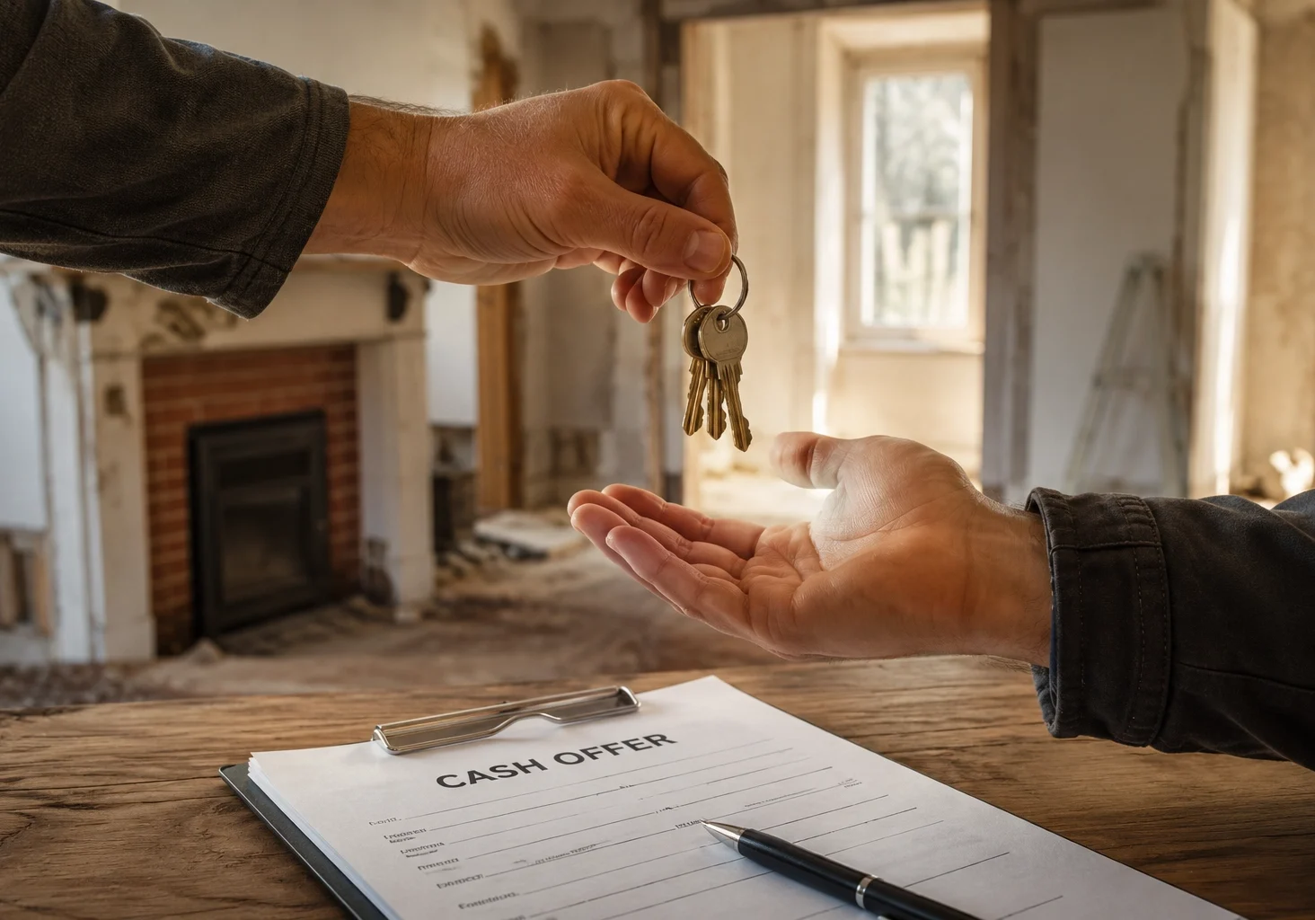 Insurance claim and rebuild estimate Maryland damaged home decision