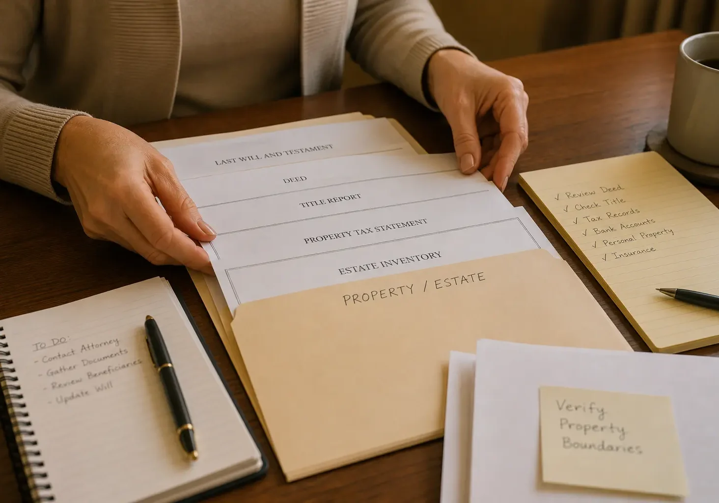 Maryland title search defect resolution quiet title and probate