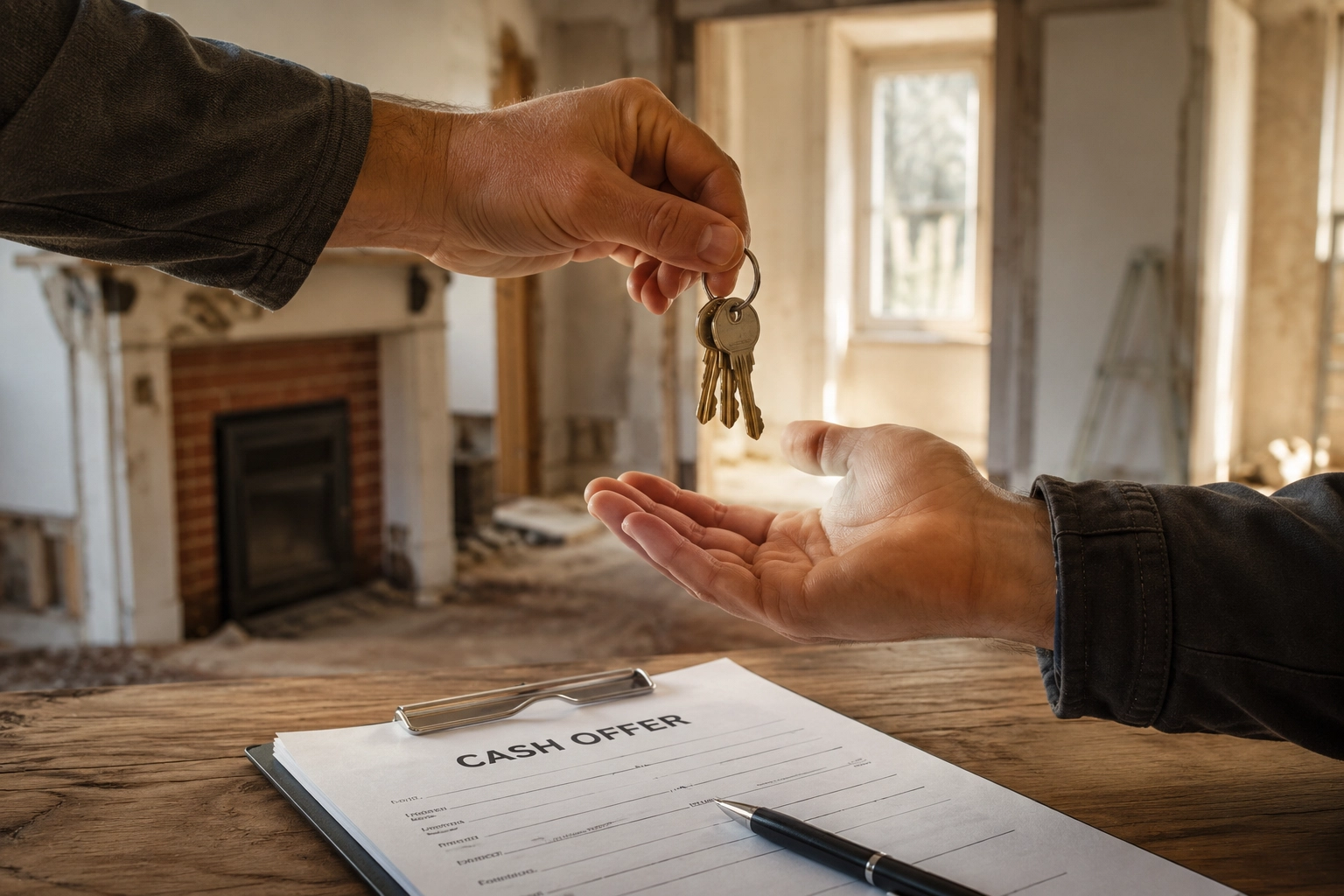 Insurance claim and rebuild estimate Maryland damaged home decision