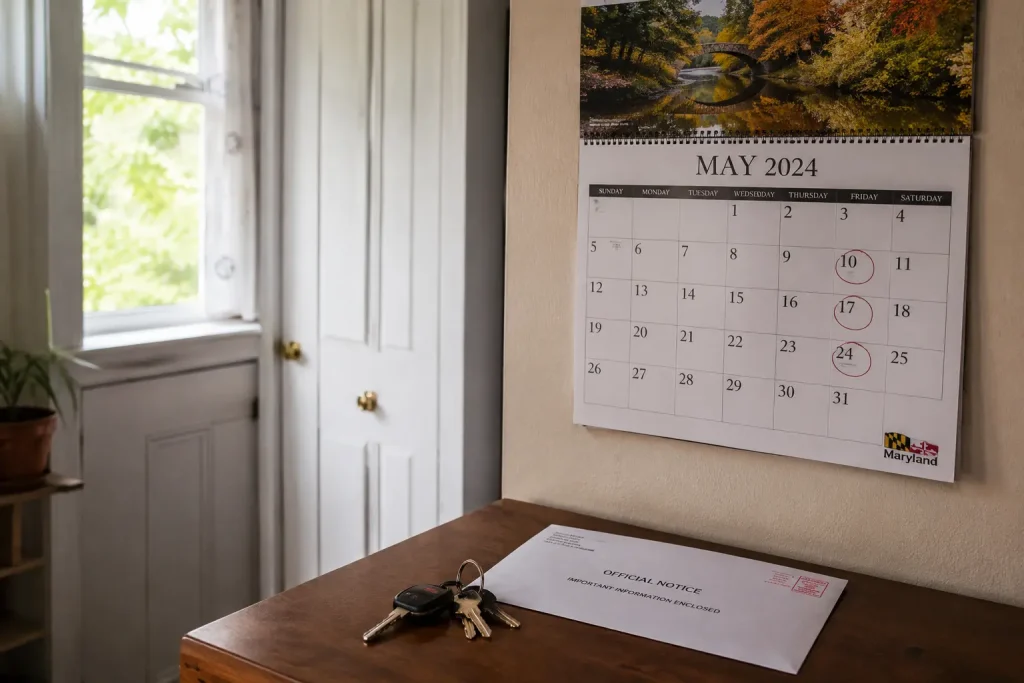 Maryland tax sale redemption period timeline — how long to redeem your home