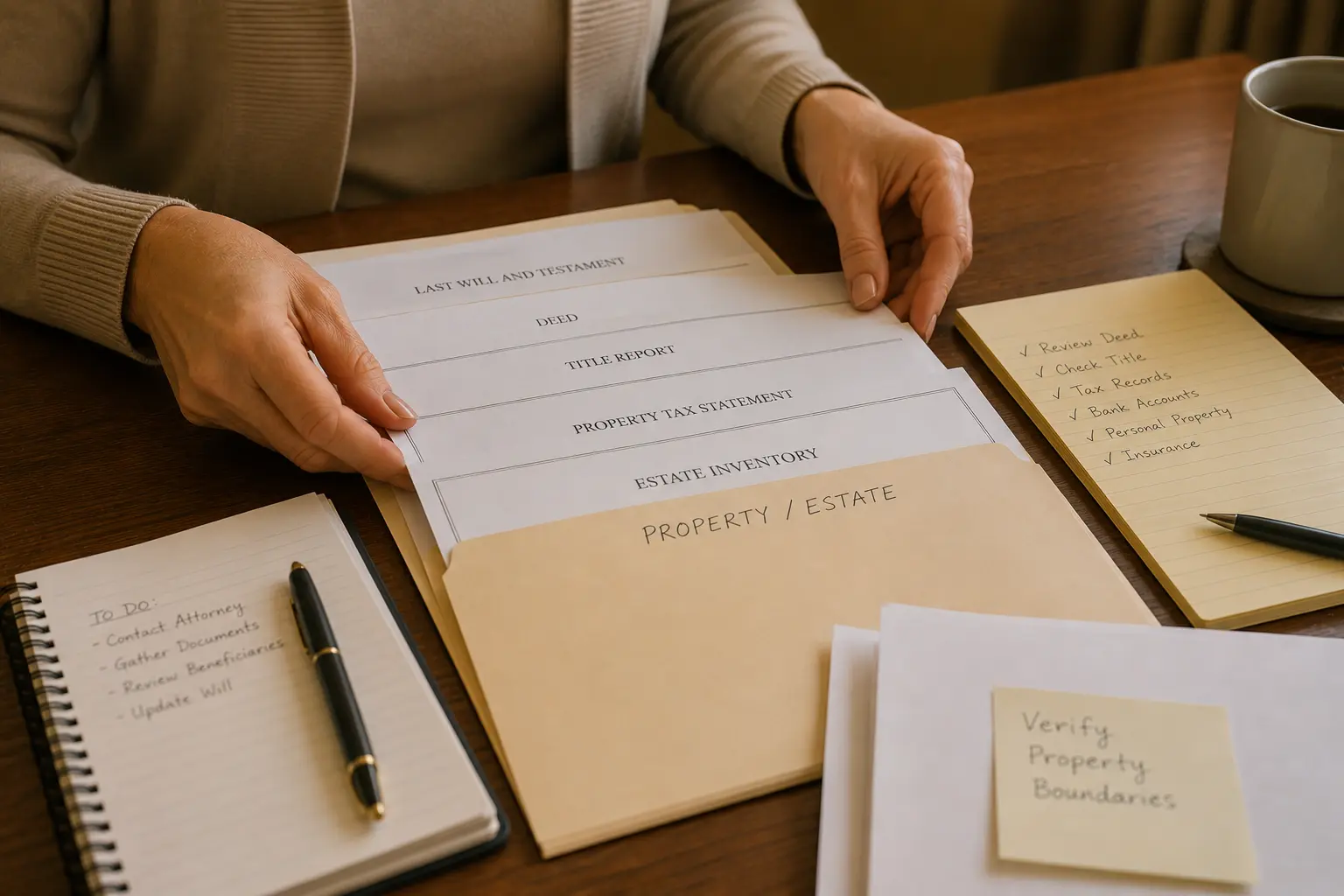 Maryland title search defect resolution quiet title and probate
