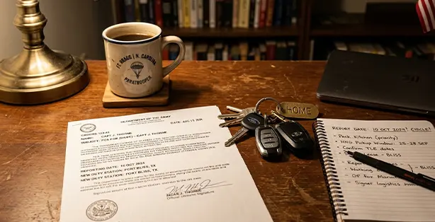 PCS orders SCRA and VA loan facts for selling a house in Maryland
