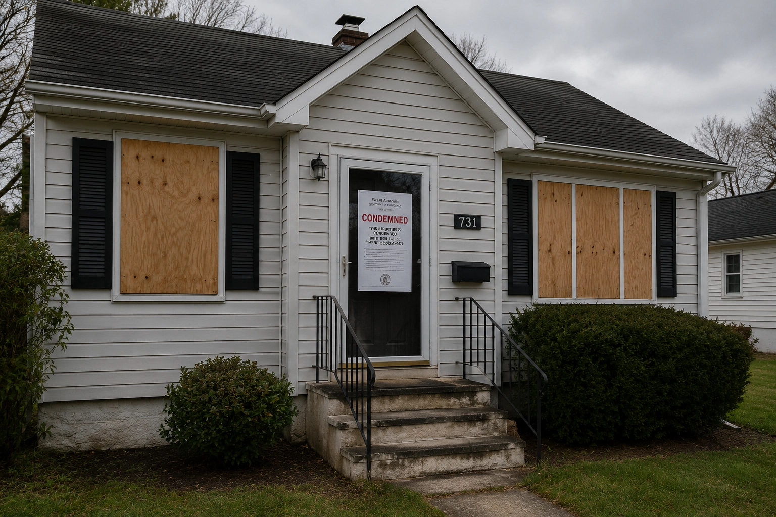 How to sell a condemned house Maryland — county code enforcement as-is cash sale