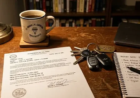 PCS orders SCRA and VA loan facts for selling a house in Maryland